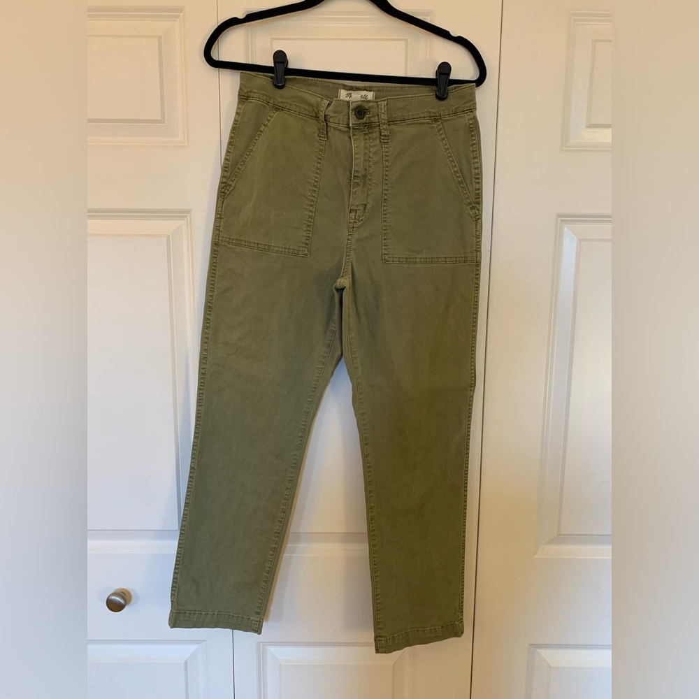 Madewell size 29 green Griff fatigue pants